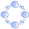 Abstract Loading Element from Geometric shapes Set