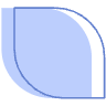 Abstract Oval Sharp Element from Geometric shapes Set