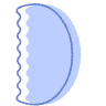 Abstract Pastry Element from Geometric shapes Set