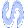 Abstract S Curly Element from Geometric shapes Set