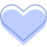 Heart Element from Geometric shapes Set