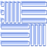 Line Cross Element from Geometric shapes Set