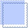 Square Frame Element from Geometric shapes Set