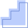 Stair Element from Geometric shapes Set
