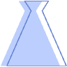 Vase Triangle Element from Geometric shapes Set