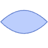 Abstract Eye Element from Geometric shapes Set