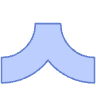 Abstract Nose Element from Geometric shapes Set