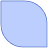 Abstract Oval Sharp Element from Geometric shapes Set