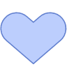 Heart Element from Geometric shapes Set