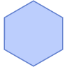 Hexagon Element from Geometric shapes Set
