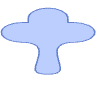 Leaves Key Element from Geometric shapes Set