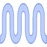 Line Curly Element from Geometric shapes Set