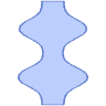 Line Ribbon Element from Geometric shapes Set