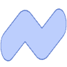 Line Worm Element from Geometric shapes Set