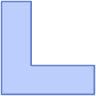 Square Corner Element from Geometric shapes Set