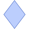 Triangle Diamond  Element from Geometric shapes Set