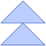 Triangle Up Element from Geometric shapes Set