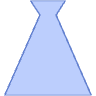 Vase Triangle Element from Geometric shapes Set