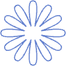 Flower Daisy Nature 2 Element from Geometric shapes Set