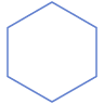 Hexagon Element from Geometric shapes Set
