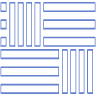 Line Cross Element from Geometric shapes Set