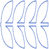 Line Nature Leaves Element from Geometric shapes Set