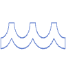 Line Nature Wave Element from Geometric shapes Set