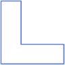 Square Corner Element from Geometric shapes Set