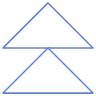 Triangle Up Element from Geometric shapes Set