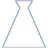 Vase Triangle Element from Geometric shapes Set