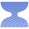 Abstract Hourglass Element from Geometric shapes Set