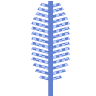 Leaves Pine Element from Geometric shapes Set