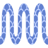 Line Curly Element from Geometric shapes Set
