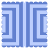 Square Frame Element from Geometric shapes Set