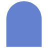 Abstract Arch Element from Geometric shapes Set
