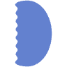 Abstract Pastry Element from Geometric shapes Set