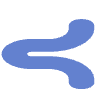 Abstract Worm Element from Geometric shapes Set
