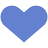 Heart Element from Geometric shapes Set