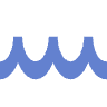 Line Nature Wave Element from Geometric shapes Set