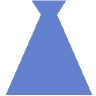 Vase Triangle Element from Geometric shapes Set