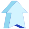 Arrow Line Shade Element from Volumetric Shapes Set
