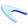 Boomerang Line Shade Element from Volumetric Shapes Set