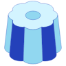 Flower Pudding Line Shade Element from Volumetric Shapes Set