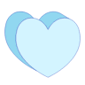 Heart Line Shade Element from Volumetric Shapes Set