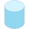 Oval Cylinder Line Shade 3 Element from Volumetric Shapes Set