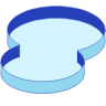 Oval Puddle Line Shade Element from Volumetric Shapes Set