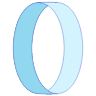 Oval Ring Line Shade Element from Volumetric Shapes Set