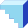 Rectangle Cuboid Block Line Shade Element from Volumetric Shapes Set