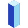 Rectangle Cuboid Line Shade 5 Element from Volumetric Shapes Set