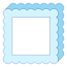 Rectangle Frame Line Shade 3 Element from Volumetric Shapes Set